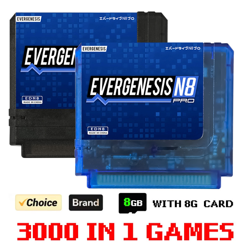 Retro Gaming Accessories - Cartouches de jeu ED N8 Pro