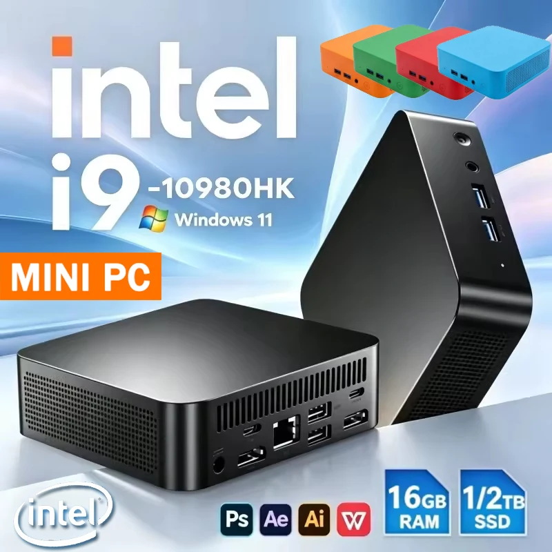 Retro Gaming Mini Pc - Mini PC Intel i9 10980HK, double