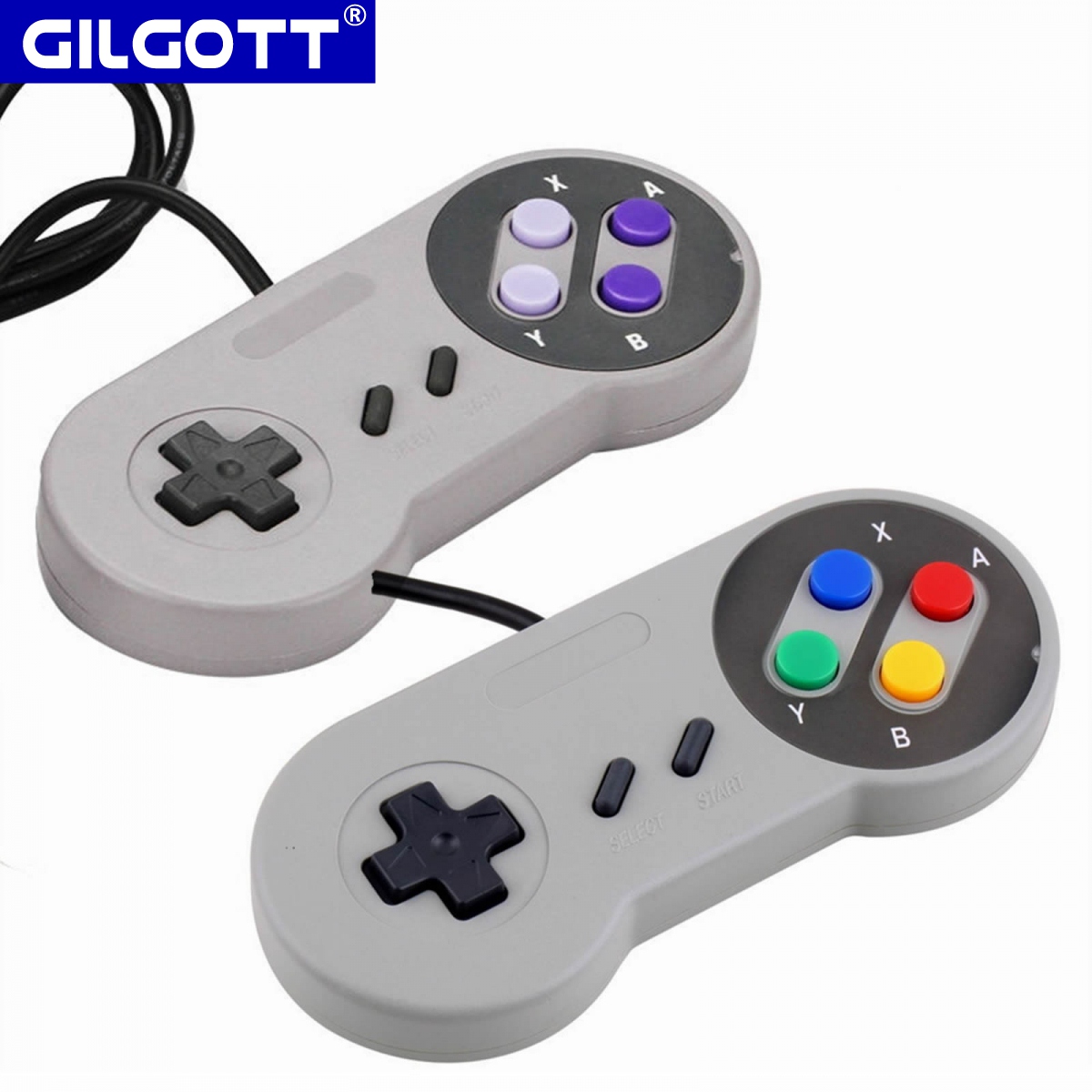 Retro Gaming Raspberry Pi - 2 pièces/ensemble 1.4M filaire USB contrôleur