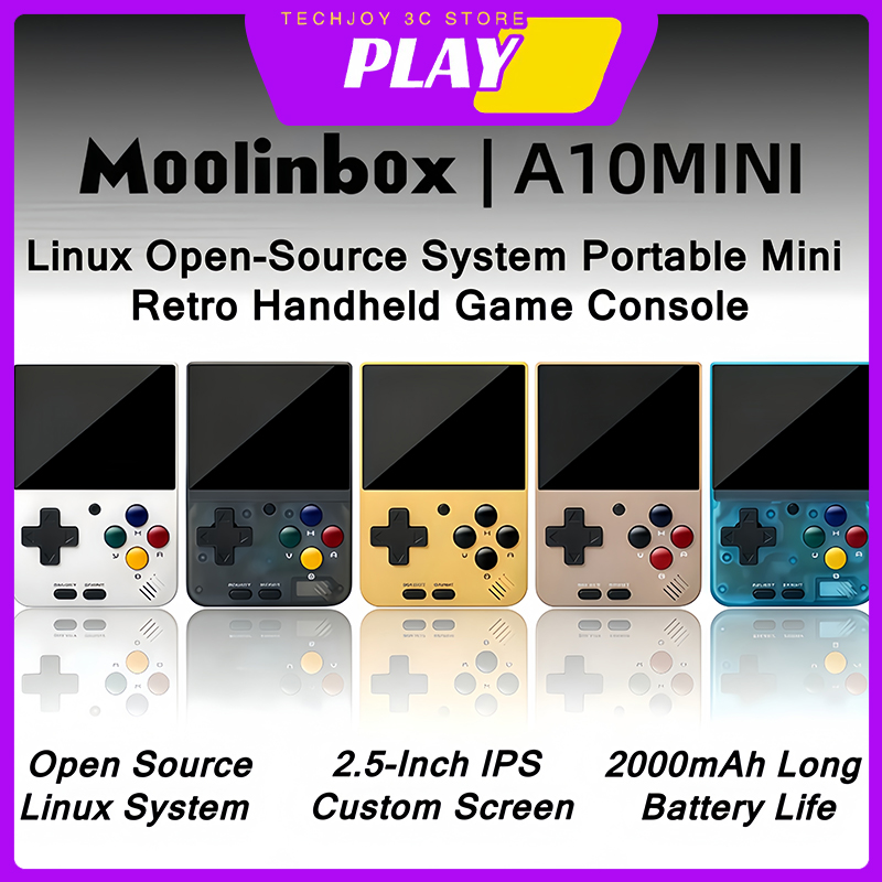 Retro Gaming Power Bank - Moolinbox A10Mini Console de jeu rétro