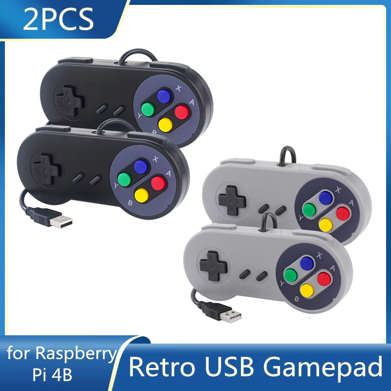 Retro Gaming Raspberry Pi - Manette de jeu USB rétro, contrôleur
