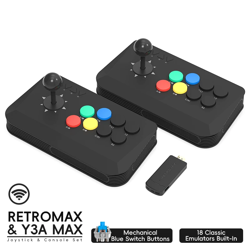 Retro Gaming Game Stick - Joystick de combat sans fil Y3A