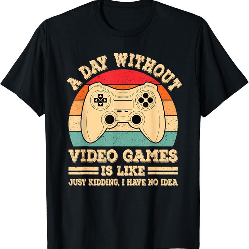 Retro Gaming Gamestop - Une journée sans jeux vidéo, t-shirt