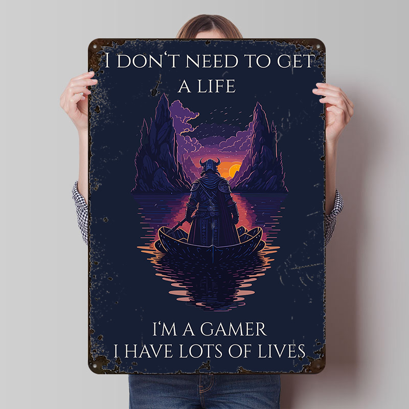 Retro Gaming Quotes - Affiche de citation de jeu imprimée,