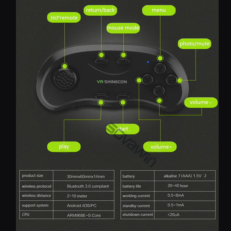 Shinecon contrôleur VR univers - Retro Gaming Accessories avis et prix
