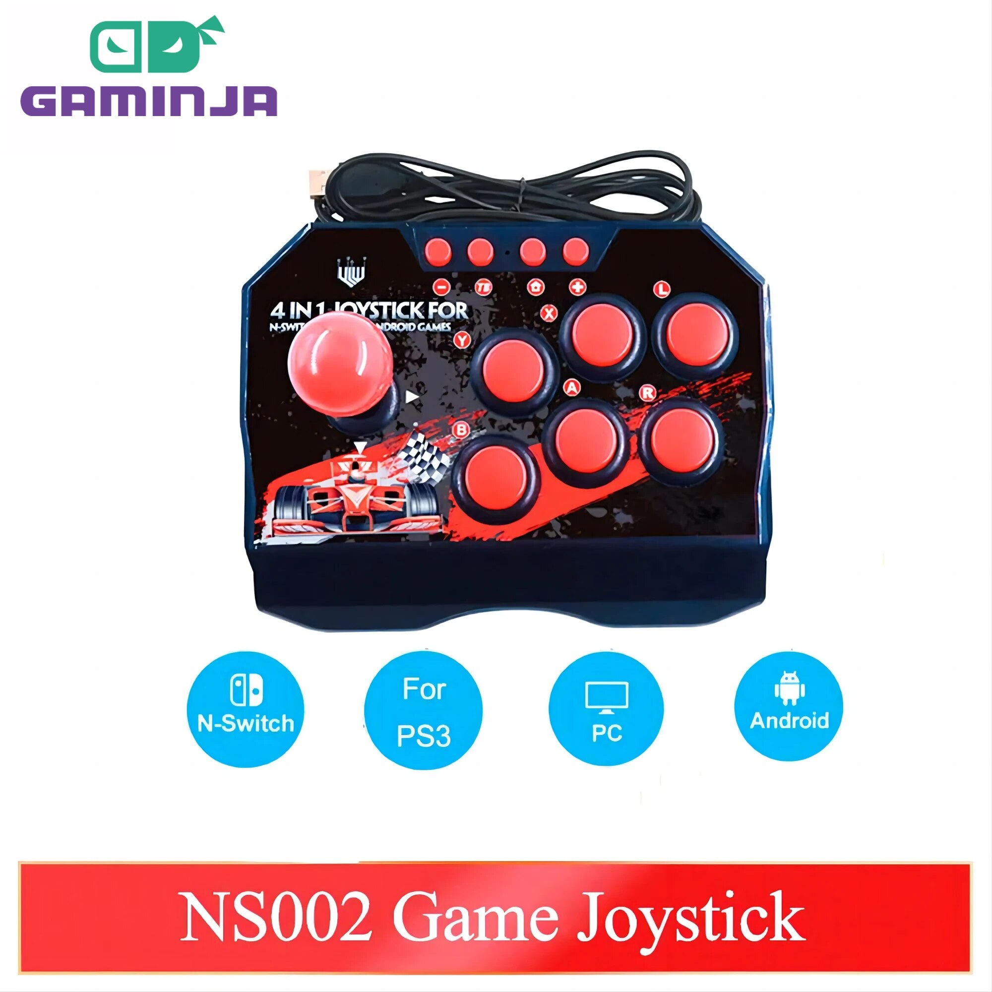 GAMINJA NS002 4 En 1 Rétro Arc - Retro Gaming Raspberry Pi avis et prix