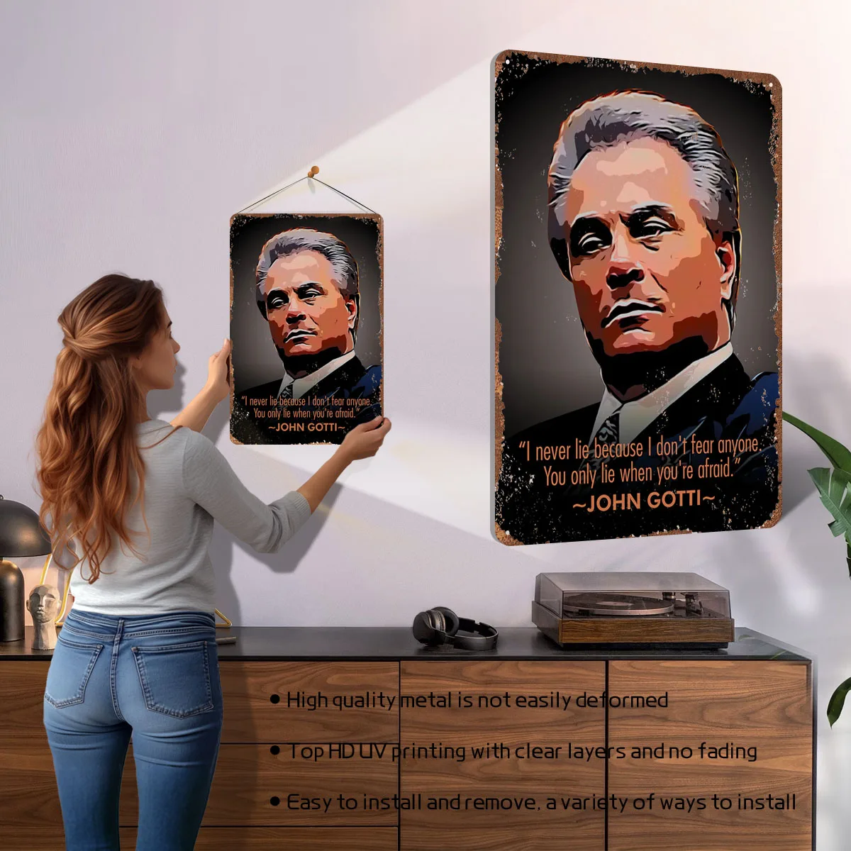 Affiche métallique avec citati - Retro Gaming Quotes avis et prix