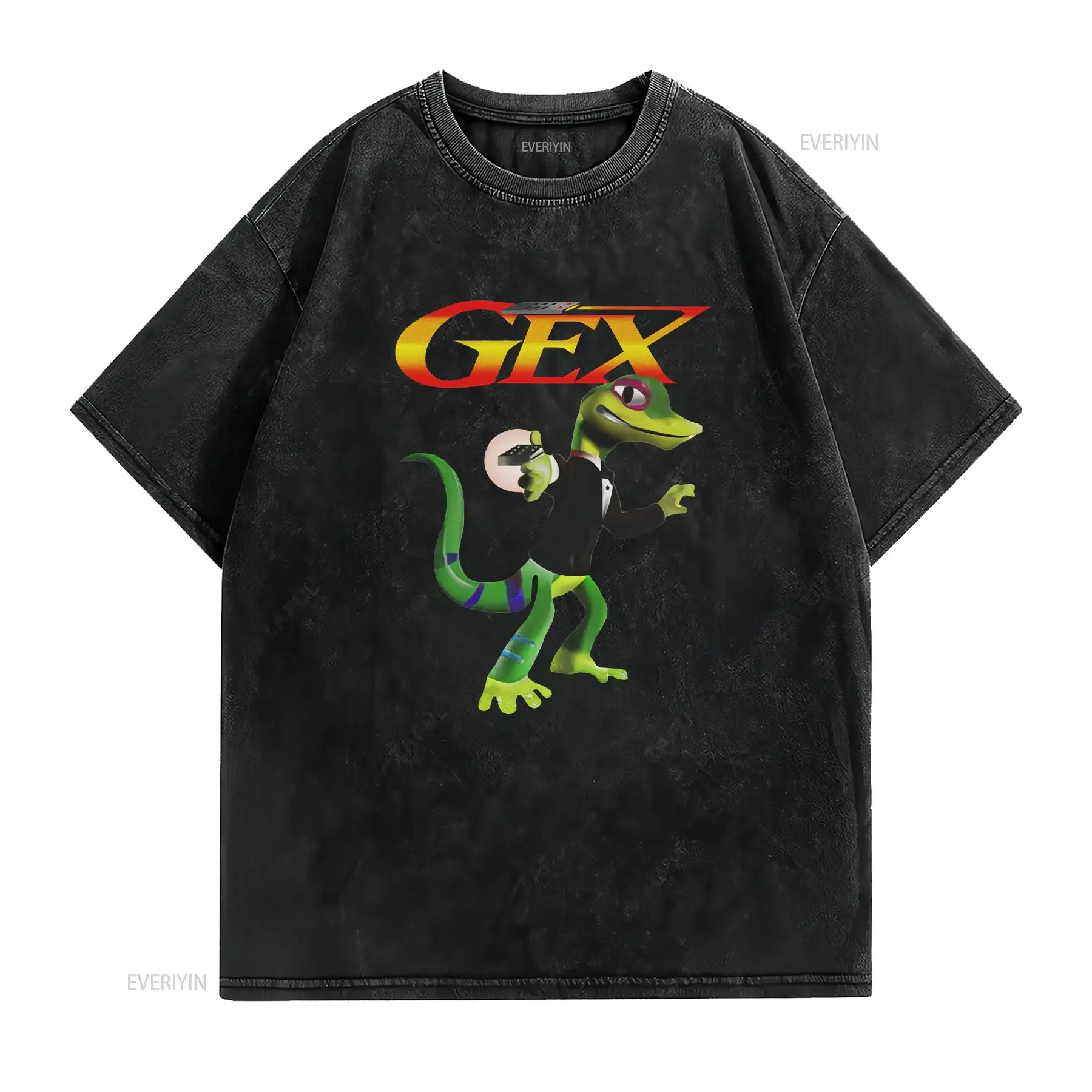T-shirt de jeu Gecko PS1, styl - Retro Gaming Gamestop avis et prix