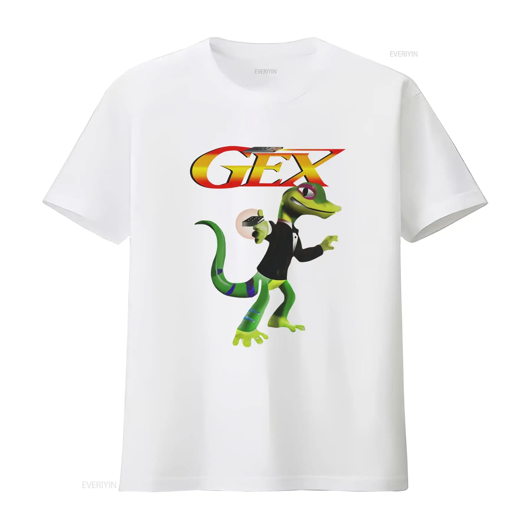 T-shirt de jeu Gecko PS1, styl - Retro Gaming Gamestop avis et prix