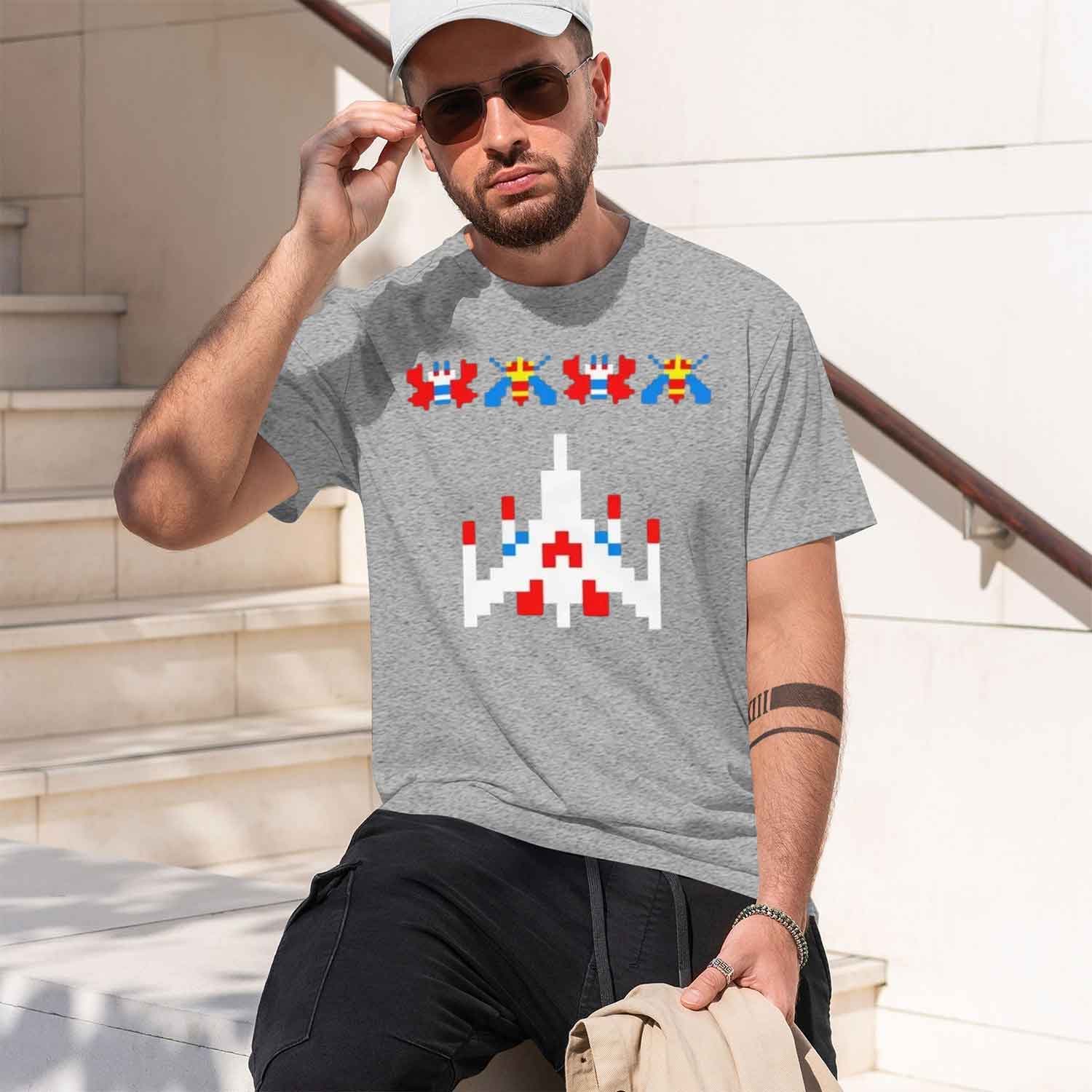 T-shirt vintage Galaga Invader - Retro Gaming Gamestop avis et prix