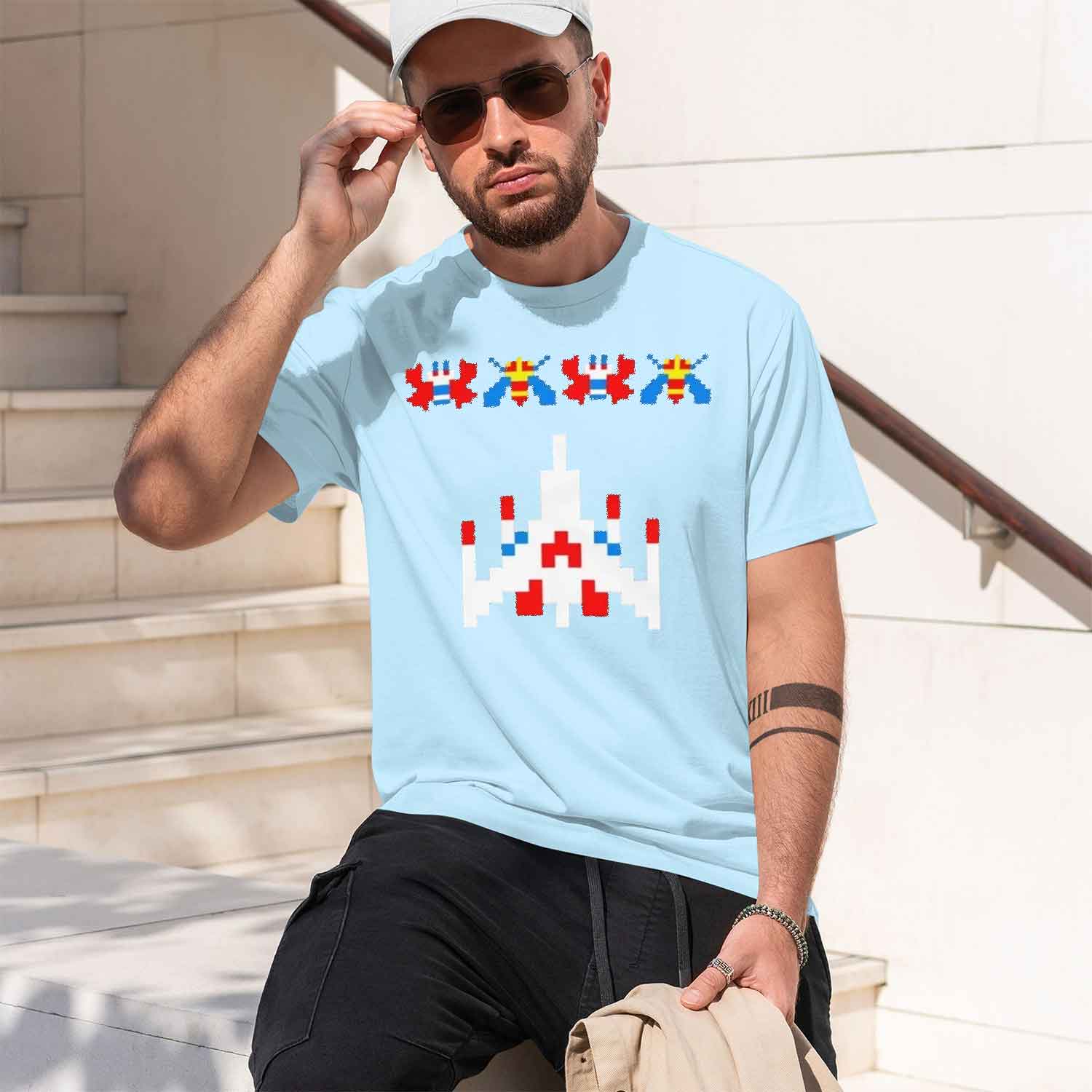 T-shirt vintage Galaga Invader - Retro Gaming Gamestop avis et prix