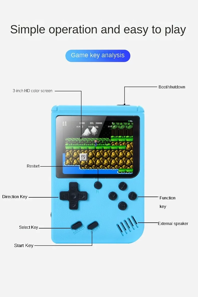 Console rétro d'arcade avec éc - Retro Gaming Power Bank avis et prix